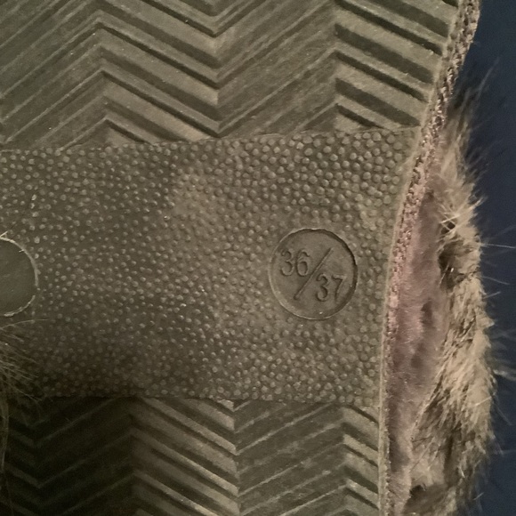 Pretty You London fur slipper boots NWOT - Picture 6 of 6